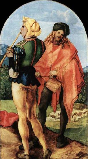 Albrecht Durer Two Musicians China oil painting art